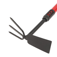 Heavy Duty Garden Tool Set 3 pcs Carbon Steel Shovel + Rake + Multipurpose Hoe
