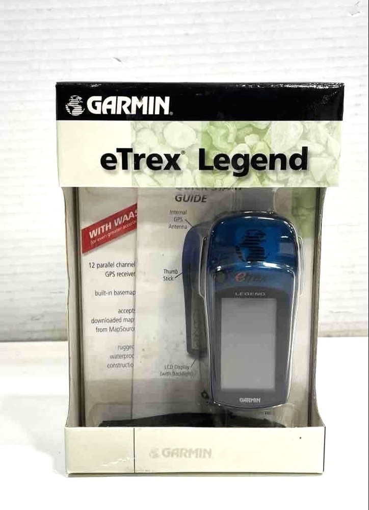 Garmin eTrex Legend Personal Navigator Waas GPS Handheld, New In Sealed Box