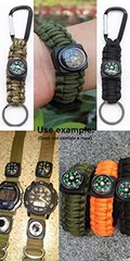 15pcs Slip-On Wrist Compass Hard Shell Liquid Filled Mini Small Button Compass