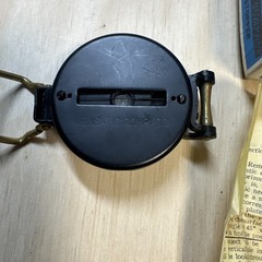 Vintage The A Line No. 680 Metal Lensatic Compass With Stopper W/ Box