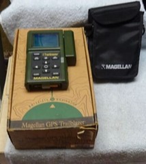 ** Vintage – Magellan GPS Trailblazer – Model # 62001 – WORKS – w ORIGINAL BOX