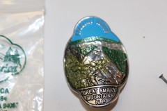 NOS Hike America Walking Stick Badge Medallion Great Smoky Mtn’s Charlies Bunion