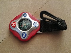 Pocket Clip Map Scale Compass Pocket Outdoor Hiking Guider Survival Navigation