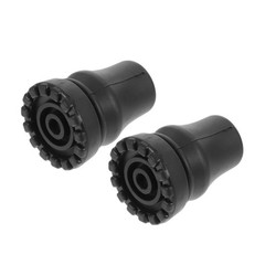 Trekking Pole Tips Replacement Protectors 2Pack Rubber for Hiking 1.9X1.5X1.5in