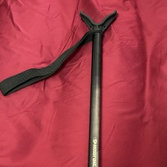 Mossy Oak Hiking Staff Walking Stick Black Adjustable Wrist Strap Unisex 1-Pack