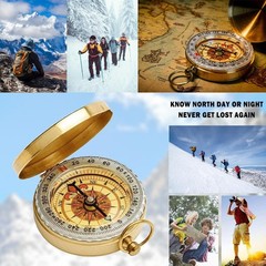 Compass Kids, Portable Compass Pocket Compass, Compass Outdoor, Waterproof…