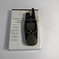 Garmin Rino 120 Handheld Hiking GPS Navigator 2-way Radio Tested IOB