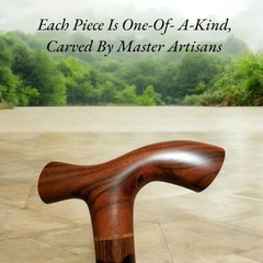 Wooden Walking Cane – Handcrafted in Central America, Luxury Laurel Wood
