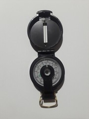 Vintage Engineer Directional Compass Lensatic Black 3″, display 1,75″