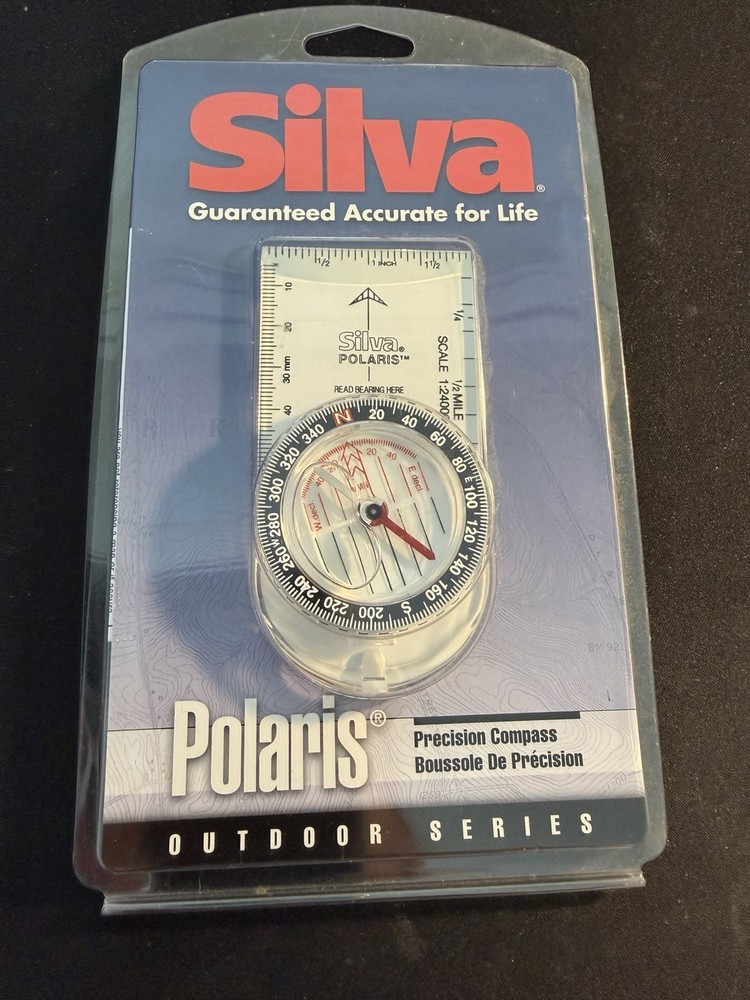 Silva Polaris Outdoor Series Precision Compass Hiking Liquid Filled New Sealed
