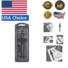 Twistable Black Stone Compass with Spare Parts – Quick-Set Precision for Ages 8+