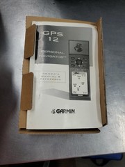 Garmin GPS 12 Handheld with Box Case Manual