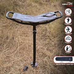 Adjustable Outdoor Shooting Stick Seat Hunting Cane Walking Stick Fishing Stool
