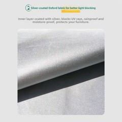 Waterproof Outdoor Snowmobile Cover Double Layer PVC Coating Dustproof