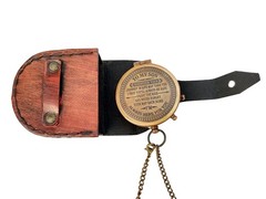 Be Blessed Compass Leather Case Religious Christian Men Women Graduation
