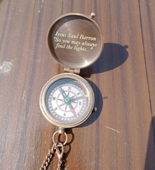 Personalized Working Compass, Engraved Compass, Anniversary Gift, Graduation Gif