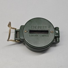 Vintage Engineer Lensatic Compass Made in Taiwan