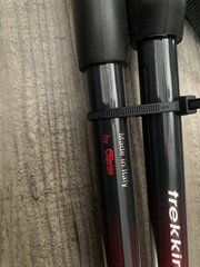 Back Country Trekking Mountaineering By GIPRON Walking Poles .. made in Italy