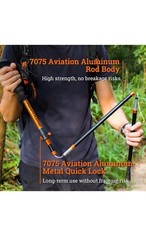 1 Piece Elements Players Ultra Strong 7075 Aluminum Trekking Poles for Hiking