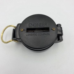 Vintage Engineer Lensatic Compass Military Hiking Camping Liquid Filled Taiwan