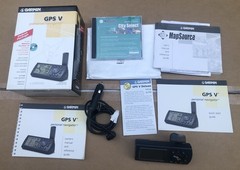 VINTAGE GARMIN GPS V DELUXE PERSONAL NAVIGATOR – TESTED & WORKING