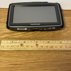 TomTom XL 350-TM GPS Navigator Bundle TESTED Works Maps Traffic GlareStomper Box