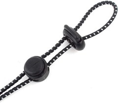 2Pcs Black Backpack Hiking Pole Ropes Adjustable Elastic Rope Lanyard Fixing …