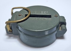 Vintage Engineer Lensatic Compass Japan Liquid Filled Military