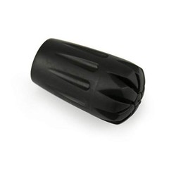 Black Rubber Diamond Trekking Pole Tip Protectors, Hiking Pole Replacement