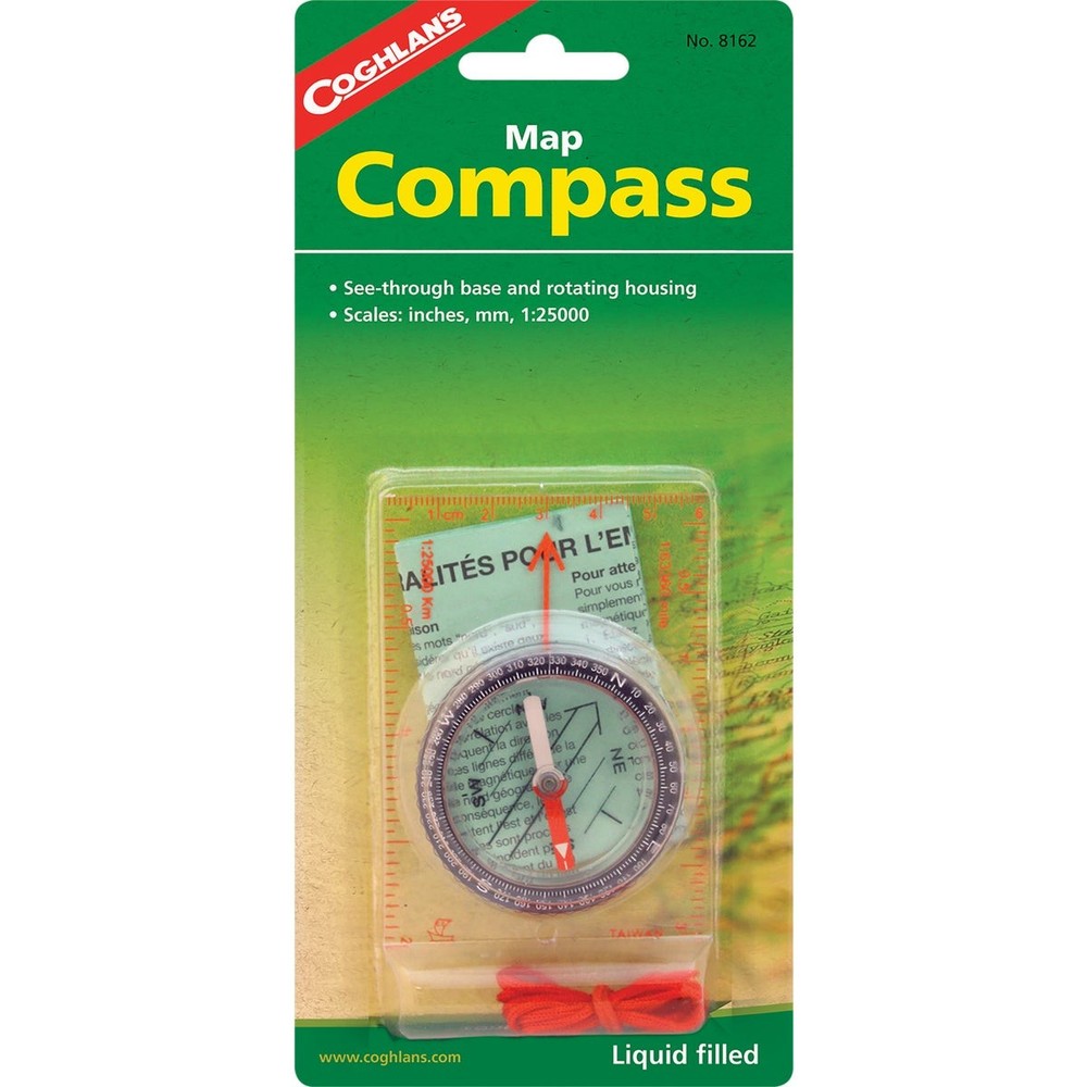 Coghlans Liquid Filled Map Compass 8162 Coghlans 8162 056389081628