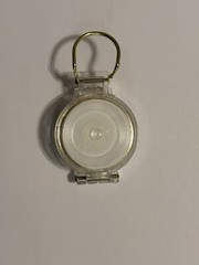 Lensatic Plastic Compass, Clear Great for Camping, Hiking, Outdoors