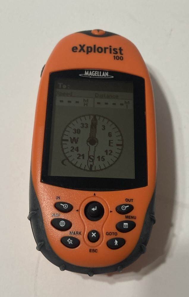 Magellan eXplorist 100 Water Resistant Handheld GPS Hiking Camping Fishing