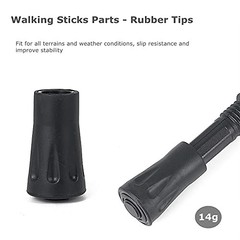 Walking Stick Tips Rubber 4 Pack Trekking Pole Tips_4pcs