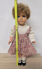 Old Celluloid Celluloid Doll Doll 57cm Sleep Eyes Collectors Vintage
