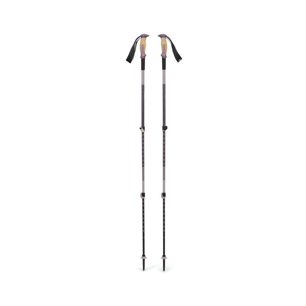 BLACK DIAMOND Trail Vista Shock Trekking Poles – Dark Mauve