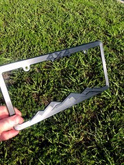 4X4 Blackout License Plate Frame Bracket Fits-Chevrolet-Jeep-Ford-Toyota-Nissan