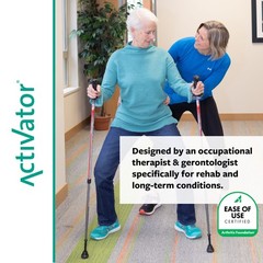 Urban Poling ACTIVATOR® Walking Poles for Balance and Rehabilitation – 1 Pair –