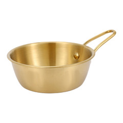 Stainless Steel Rice Wine Serving Bowl Snow Cup Lightweight 18x13x4.5cm