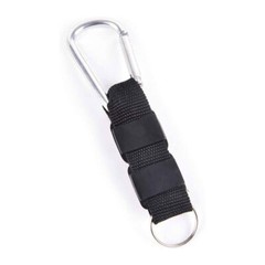Mini Carabiner w/ Keychain Buckle Compass Thermometer Camping Outdoor Survival