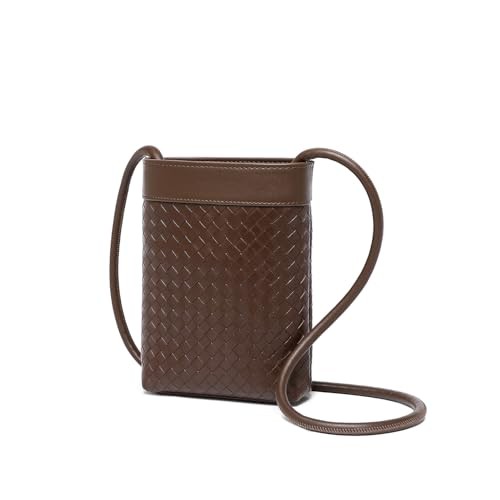 Stylish Crossbody Bag for Everyday Essentials Perfect Size for Any Dark Tan/Pu