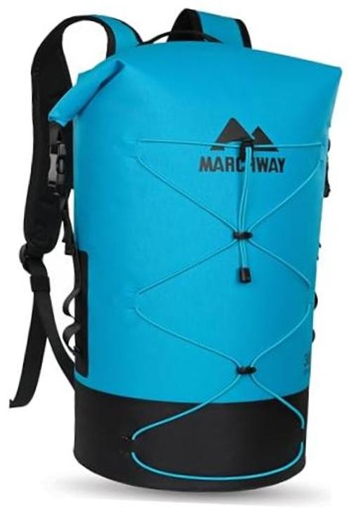 Floating Roll Top Dry Bag, Flexible Lightweight TPU Waterproof 20L Blue
