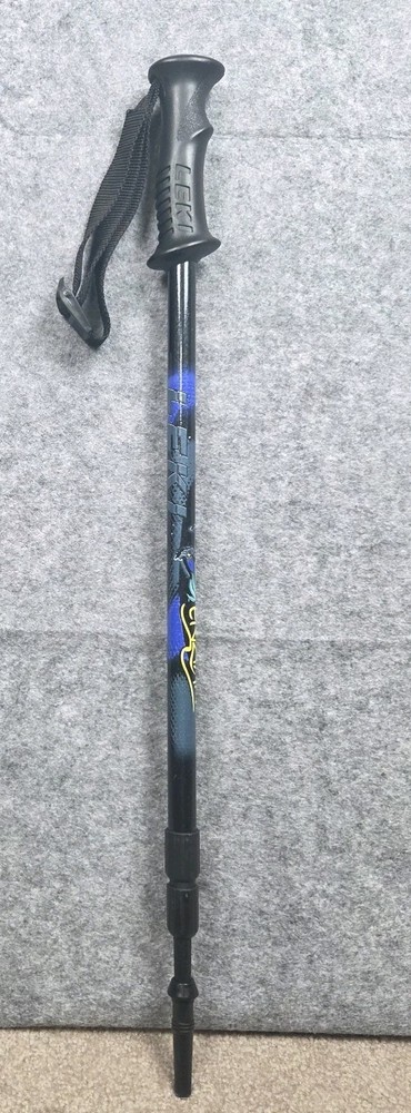 1 Leki Single Trekking Pole Enzian Soft Anti-Shock Extendable Hiking Walking