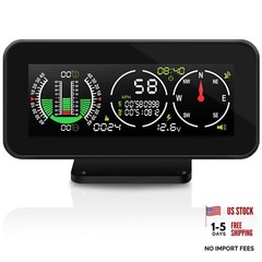 Car Inclinometer for Off-Road Driving, GPS Speedometer MPH KMH with AM50-B
