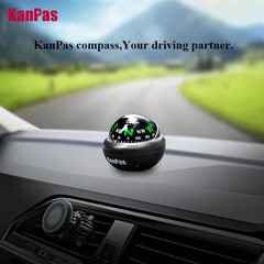 KanPas Car Compass Ball Dashboard Liquid Filled Driving Compass