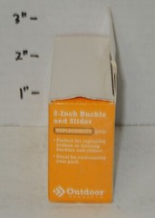 Outdoor Products Replacement Gear 2 Inch Buckle and Slider