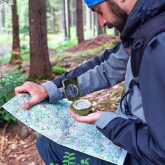 High Accuracy Waterproof Military Lensatic Sighting Army hiking working compass