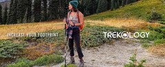 Trek-Z Cork Grip Trekking Poles – Lightweight Folding Hiking Poles, Adjustable