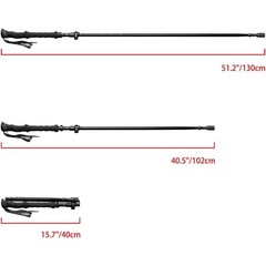 Travel Folding Trekking Hiking Pole with Carrying Case,Collapsible Cane