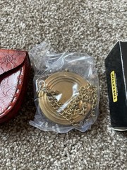 Brass Compass On Chain Trezztop Multi Purpose Compass