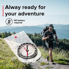 SUUNTO A-10 Compass: Compact, Simple to use Recreational Hiking A-10, Clear